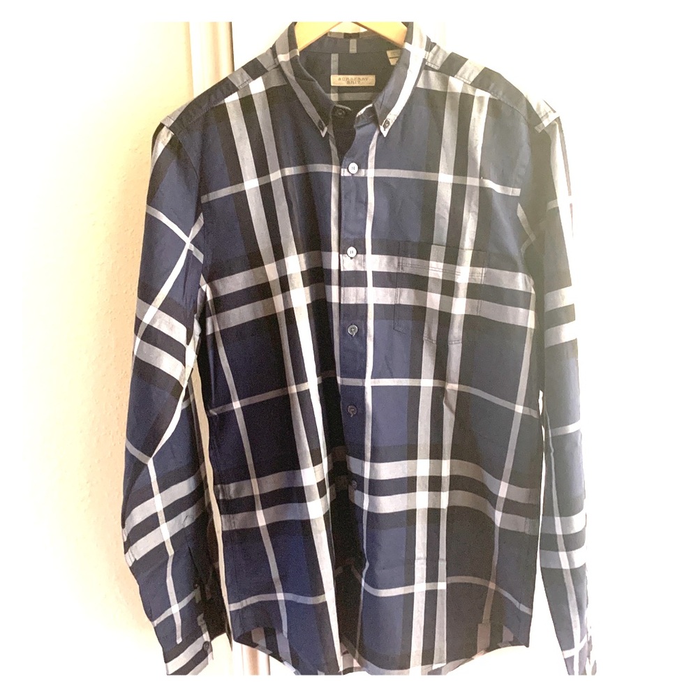 ❌SOLD❌Authentic Men’s BLUE Burberry Shirt